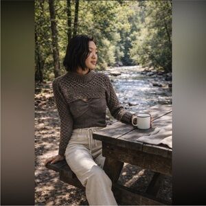 Anthropologie NWT ASTR The Label Cable-Knit Sweater Shrug Set Size XL